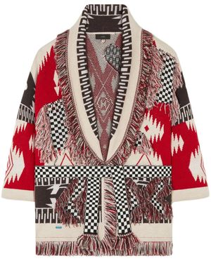 Alanui Racing Icon Wollen Vest - Rood