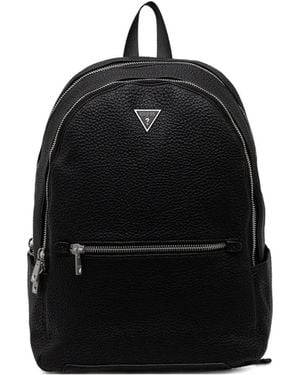 Guess Rucksack Mit Zwei-Wege-Reißverschluss - Schwarz