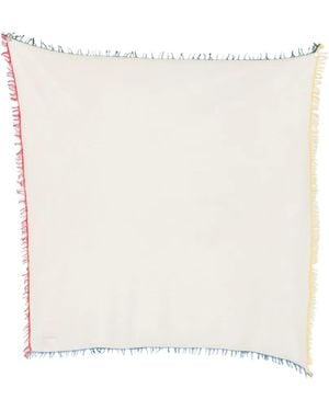 Faliero Sarti Little Addy Frayed Scarf - White