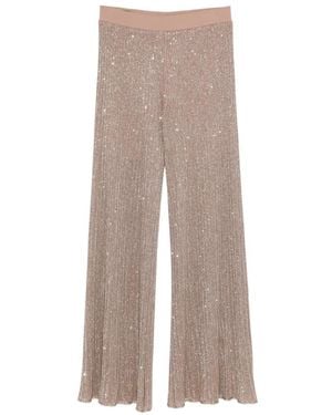 D.exterior Pleated Pants - Natural