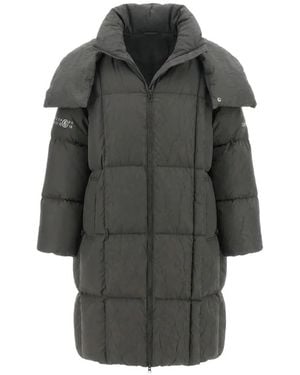 Maison Margiela Quilted Hooded Puffer Coat - Grey