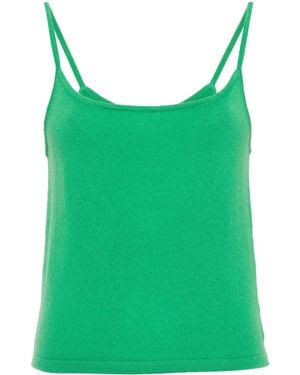 Teddy Cashmere Rapallo カシミアトップ - グリーン