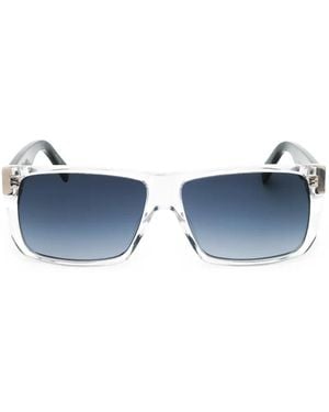 Marc Jacobs Marc Icon Rectangle-Frame Sunglasses - Blue