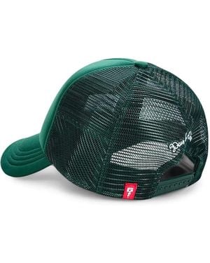 Deus Ex Machina Baylands Logo-Patch Mesh-Panel Cap - Green