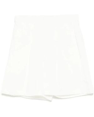 Chocoolate Cotton Shorts - White