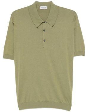 John Smedley Short-Sleeves Polo Shirt - Green