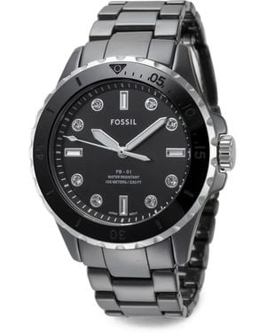 Fossil Fb-01 Armbanduhr 36Mm - Grau