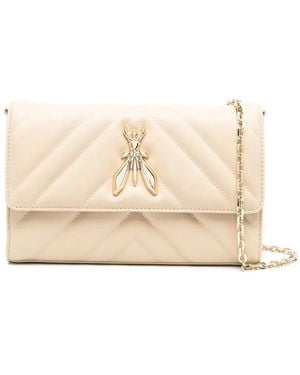 Patrizia Pepe Borsa A Spalla Con Placca Fly - Neutro