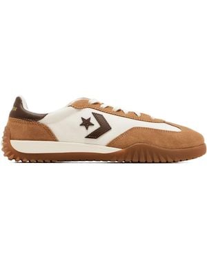 Converse Run Star Leather Trainers - Brown