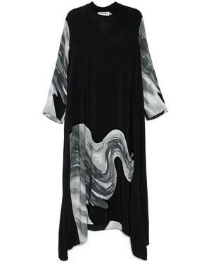 Tessitura Body Couture Masks Dune Dress - Black