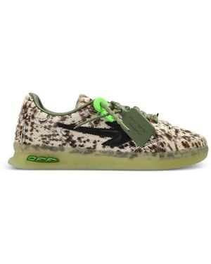 Off-White c/o Virgil Abloh Baskets End Of Play À Imprimé Animalier - Green