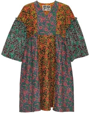 Henrik Vibskov Pumpkin Kleid Mit Blumenprint - Grün
