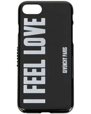 Givenchy Slogan Print Iphone 7 Case - Black