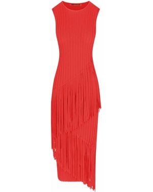Simon Miller Abito Lungo Spiral - Rosso