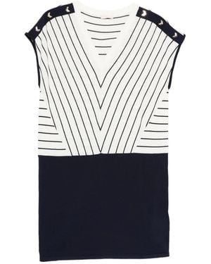 Liu Jo Striped Knit Dress - Blue