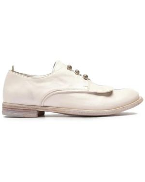 Officine Creative Lexikon 554 Derby Schoenen Met Knopen - Wit