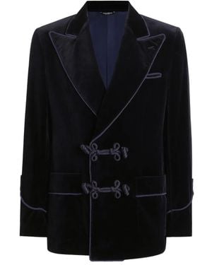 Dolce & Gabbana Double-Breasted Blazer - Black