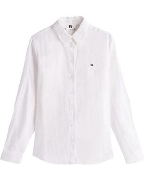 Tommy Hilfiger Linen Shirt - White