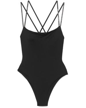 Fisico Jersey Swimsuit - Black