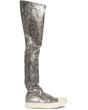 Rick Owens Laarzen Met Ronde Neus - Wit