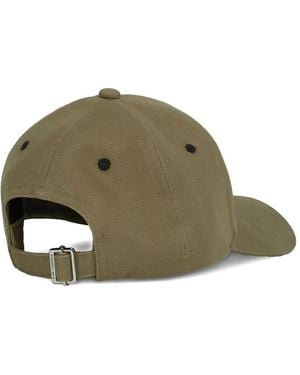 KARL LAGERFELD Logo-Embroidered Cap - Green