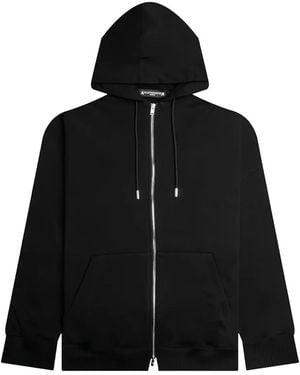 MASTERMIND WORLD Skull-Print Zip-Up Hoodie - Black