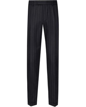 Dolce & Gabbana Striped Tailored Trousers - Blue