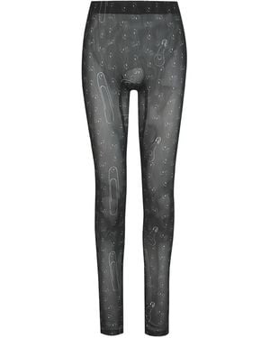 Vivienne Westwood Safety Pin Leggings - Black