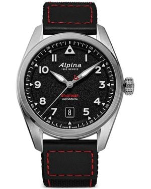 Alpina Startimer Pilot 40Mm Watch - Black