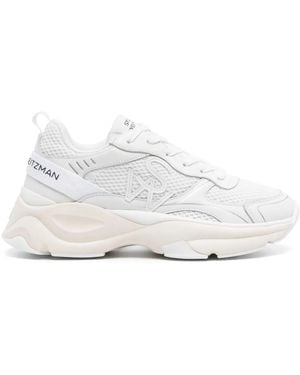 Stuart Weitzman Logo-patch Low-top Trainers - White