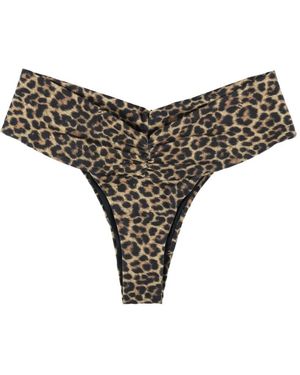 MATINEÉ Lady Leopard-Pattern Bikini Bottoms - Gray