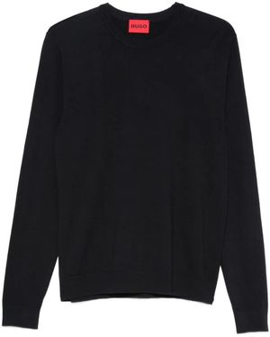 BOSS Crew-Neck Jumper - Black