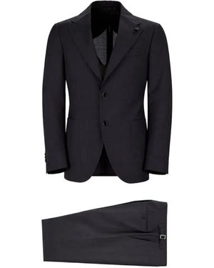 Lardini Single-Breasted Suit - Black