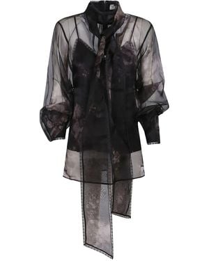 Zimmermann "Hypnotic" Pussybow Blouse - Black