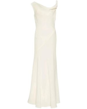 The Row Violetta Draped Dress - White