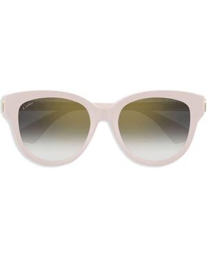 Cartier Round Frame Sunglasses - Pink
