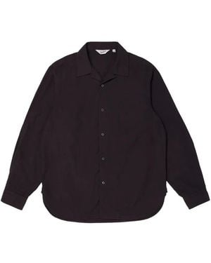 Woolrich Garment-Dyed Elbow-Patch Shirt - Blue