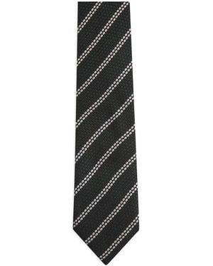 ZEGNA Geometrisch gemusterte Krawatte - Weiß