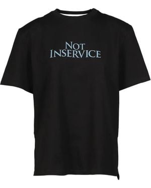 SRVC Studio Cut-Out T-Shirt - Black