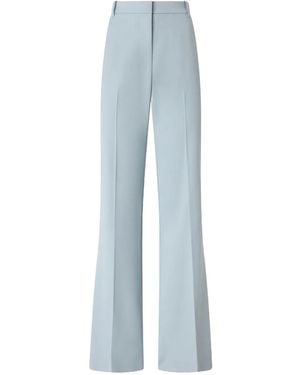 Pinko Flared Pants With Pleat - Blue