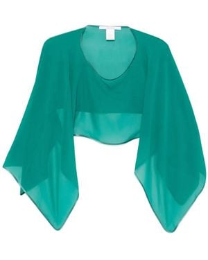 DE SANTIS Silk Cape - Green