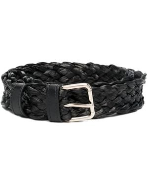 Red(V) Woven Belt - Black