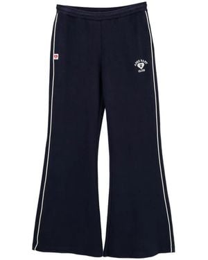 AAPE BY A BATHING AP Logo-Patch Track Trousers - Blue