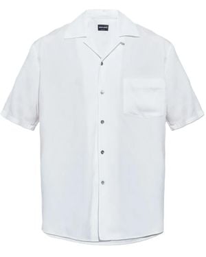 Giorgio Armani Hemd Mit Brusttasche - Weiß