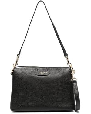 Lancaster Schultertasche Mit Logo-Stempel - Schwarz