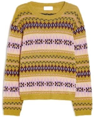 iBlues Maglione Con Motivo Fair Isle - Verde