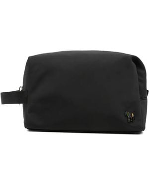 Paul Smith ロゴトリム トラベルポーチ - ブラック
