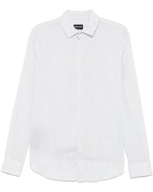 Giorgio Armani ストライプ シャツ - ホワイト