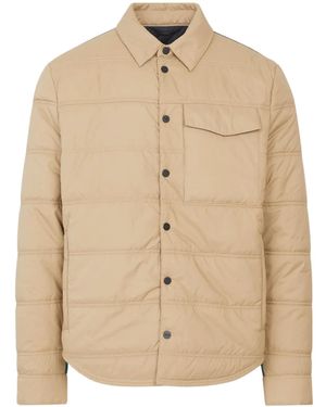 Aztech Mountain Loge Peak Quilted Shirt Jacket - Natural