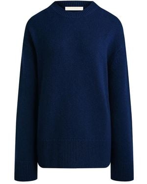 12 STOREEZ Luna Knitted Jumper - Blue
